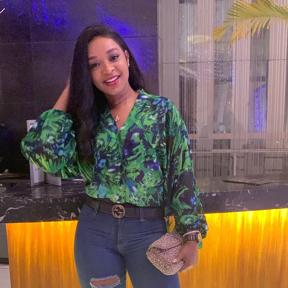 Green bodysuit